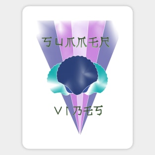 Vaporwave summer Sticker